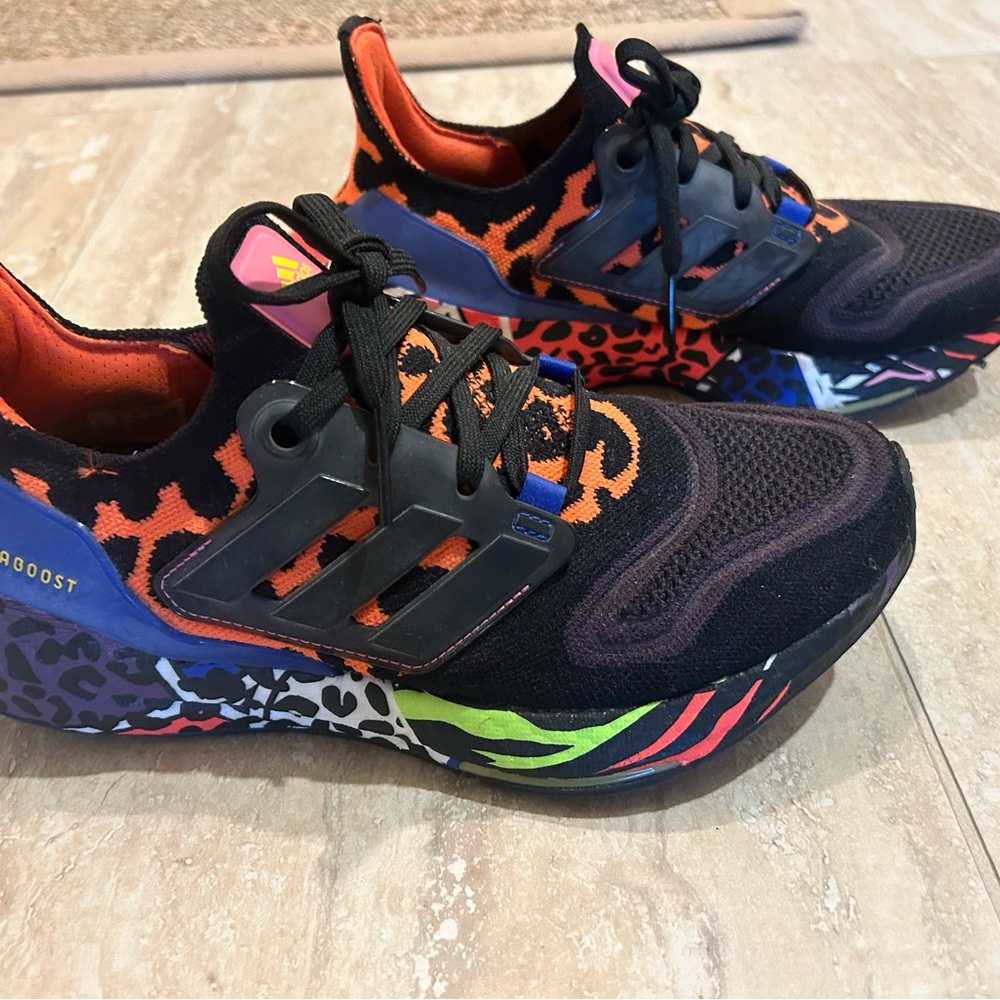 Adidas *limited edition* women’s Multicolor ultraBoost Sneakers